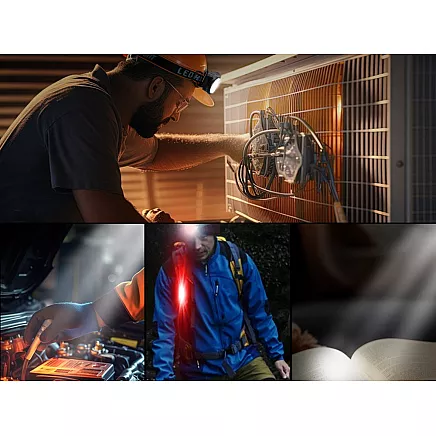 Cob headlamp rechargeable headlamp usb-c 4 modes