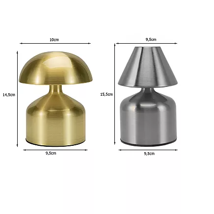 Wireless hotel restaurant light touch led mushroom 3 modes night light