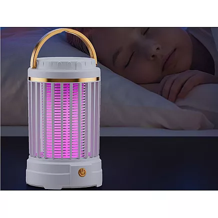 Mosquito repellent uv led rechargeable pendant insect lamp 2 modes with light