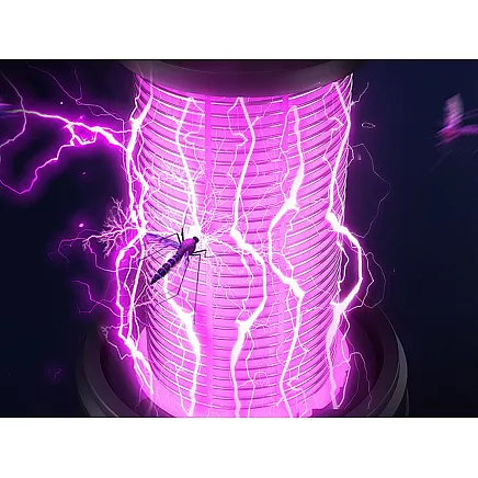 Mosquito repellent uv led rechargeable pendant insect lamp 2 modes with light