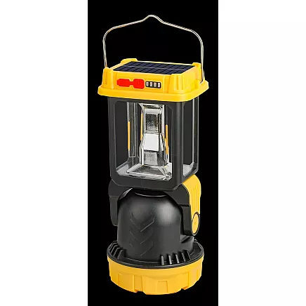 Solar led camping lamp with hanging bracket for camping 5 modes