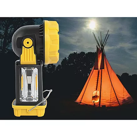 Solar led camping lamp with hanging bracket for camping 5 modes