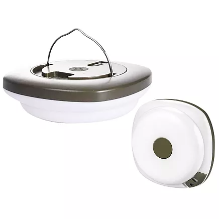 Uzlādējama LED kempinga lampa ar 8m gaismas virteni uz spoles