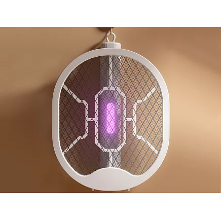 Elektriskā mušu pletne un insektu lampa ar UV gaismu 2-in-1