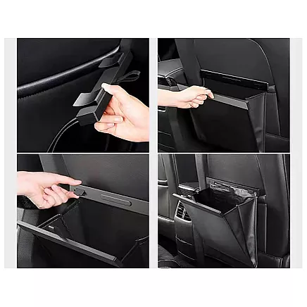 Car bin bag mini bin for car seat car