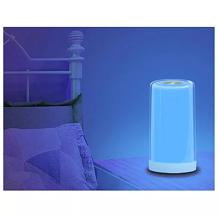 Bezvadu LED galda lampa ar akumulatoru, skārienjutīga, daudzkrāsaina