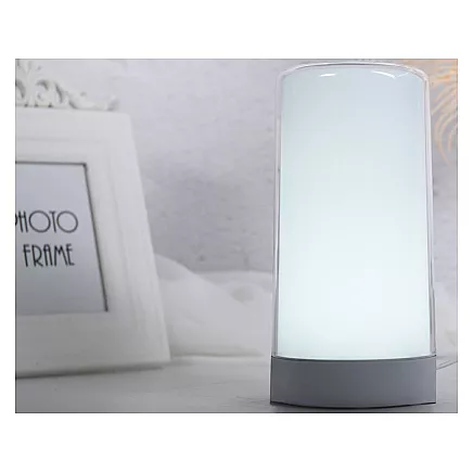 Bezvadu LED galda lampa ar akumulatoru, skārienjutīga, daudzkrāsaina