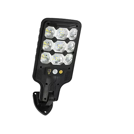 Outdoor solar led street lamp with motion and dusk sensor + remote control