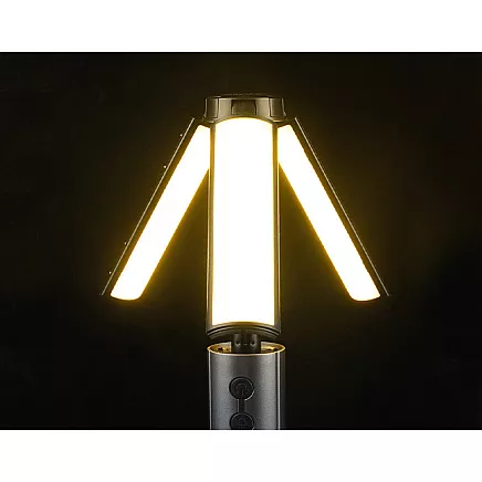 Tourist light camping torch multifunctional telescopic led tent