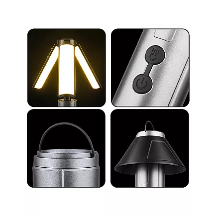 Tourist light camping torch multifunctional telescopic led tent