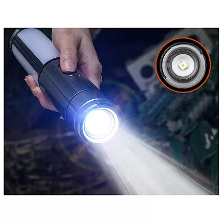 Tourist light camping torch multifunctional telescopic led tent