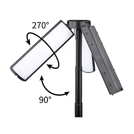 Tourist light camping torch multifunctional telescopic led tent