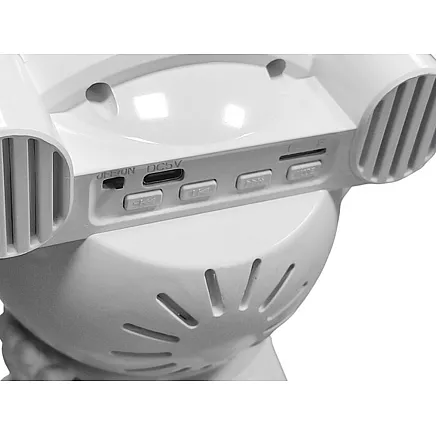 Zvaigžņu projektors Astronauts, naktslampiņa bērniem ar pulti un Bluetooth