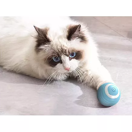 Toy for cat dog escaping ball led vibration electric usb ball