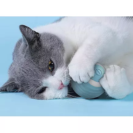 Toy for cat dog escaping ball led vibration electric usb ball