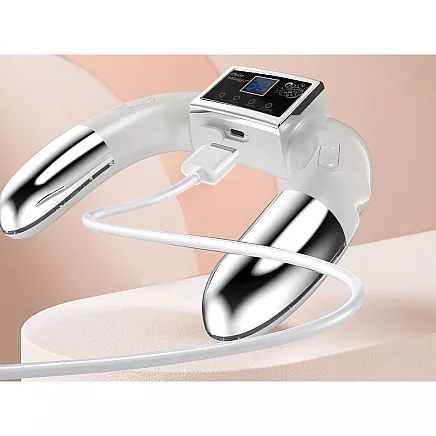 Hand massager ems electrostimulator pulse therapy tension pains stress