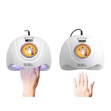 Jaudīga UV LED nagu lampa 268W gēla lakai un gēlam ar 57 diodēm