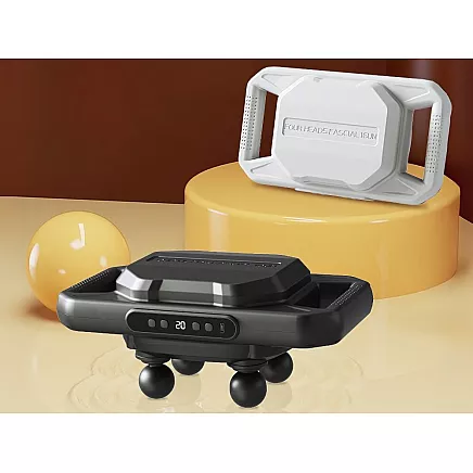 Masāžas pistole ar četriem galviņām