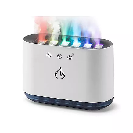 Gaisa mitrinātājs un difuzors ar RGB apgaismojumu un 6 sprauslām