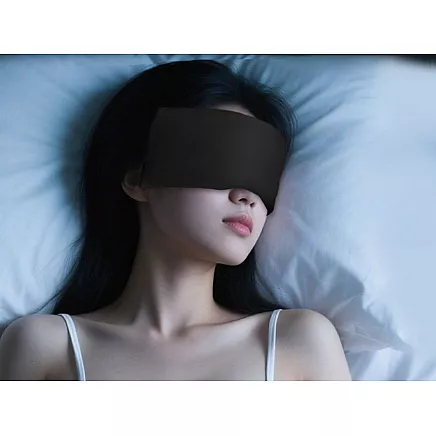 Blindfold for sleeping blackout mask soft better sleep relaxation