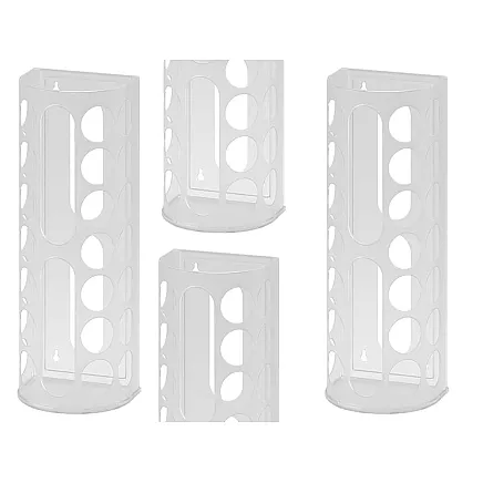 Plastic bag organiser universal white for plastic bags