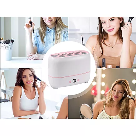 Electric paintbrush dryer for 12 paintbrushes timer