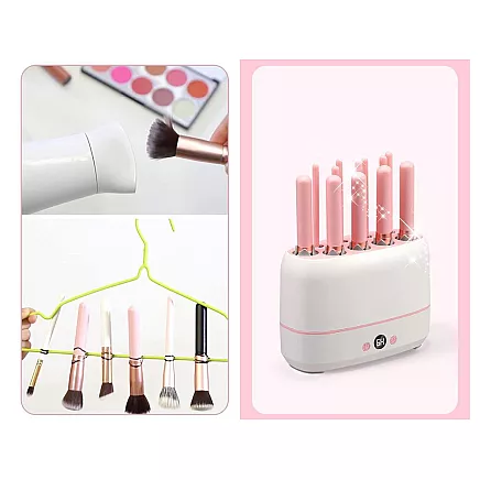 Electric paintbrush dryer for 12 paintbrushes timer