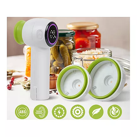 Food vacuum pump for vacuum bags jars electric + bags