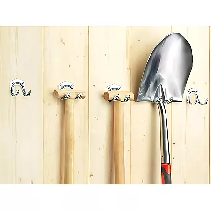 Wall hooks tool holders 20pcs metal set with screws