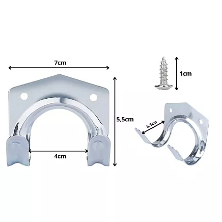 Wall hooks tool holders 20pcs metal set with screws