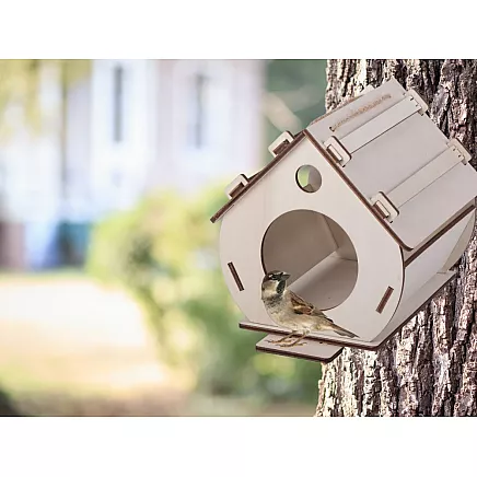 Birdhouse wooden birdhouse nesting box for assembling paint diy