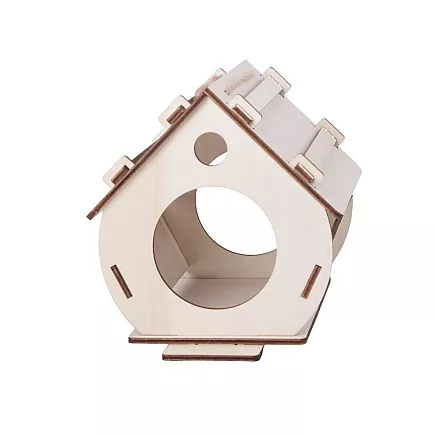 Birdhouse wooden birdhouse nesting box for assembling paint diy