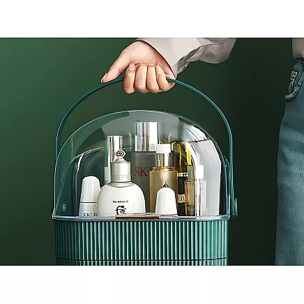 Cosmetics organiser with drawers spacious large handle elegant