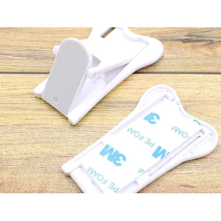 Bērnu drošības bloķētāji skapjiem un logiem, 2 gab., balts