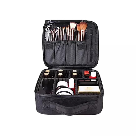 Vanity case cosmetics bag travel organiser casket suitcase bag