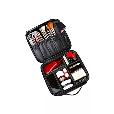 Vanity case cosmetics bag travel organiser casket suitcase bag