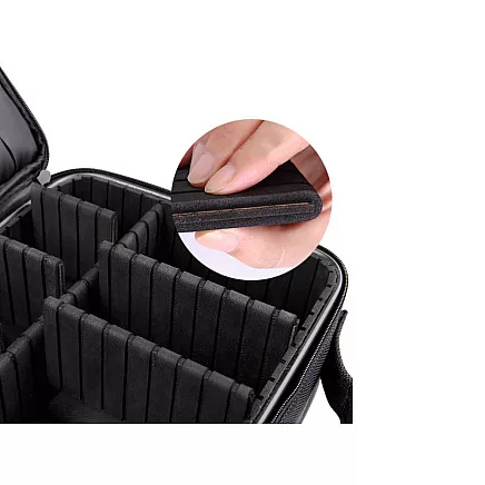 Vanity case cosmetics bag travel organiser casket suitcase bag