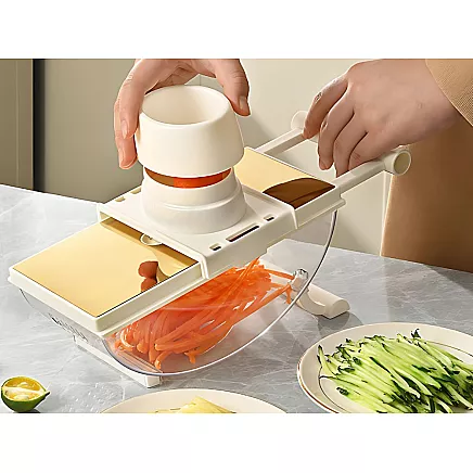 Dārzeņu smalcinātājs rokas griezējs 6 asmeņi