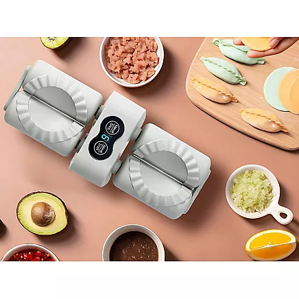 Electric automatic double dumpling maker