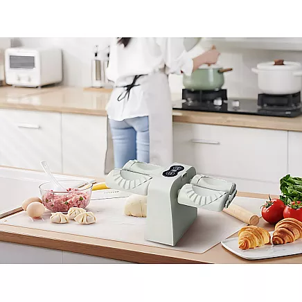 Electric automatic double dumpling maker