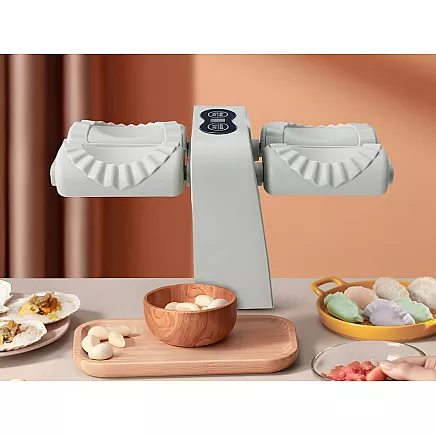 Electric automatic double dumpling maker