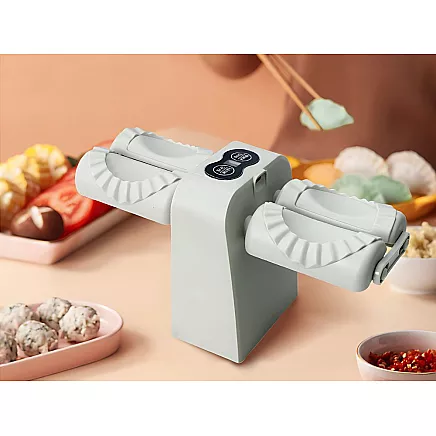 Electric automatic double dumpling maker
