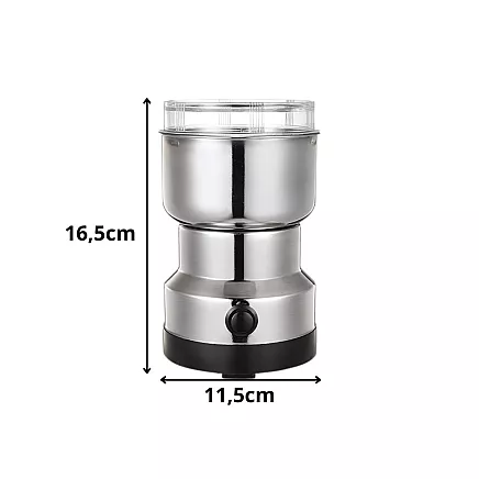 Coffee bean, nut and spice grinder, efficient, electric, powerful