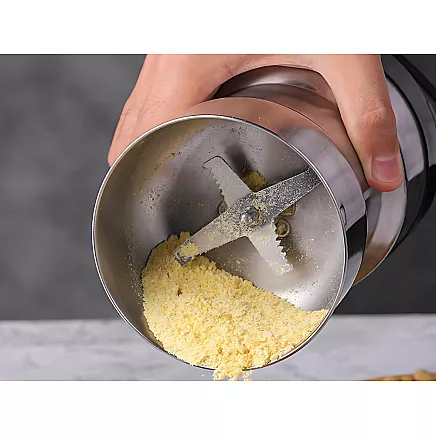 Coffee bean, nut and spice grinder, efficient, electric, powerful