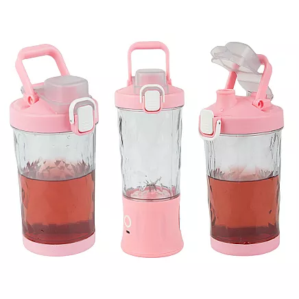 Portable USB wireless smoothie blender, ice crusher, rose