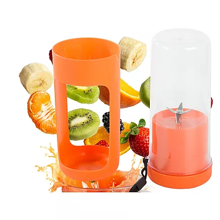 Portable USB wireless smoothie blender, ice crusher, lanyard