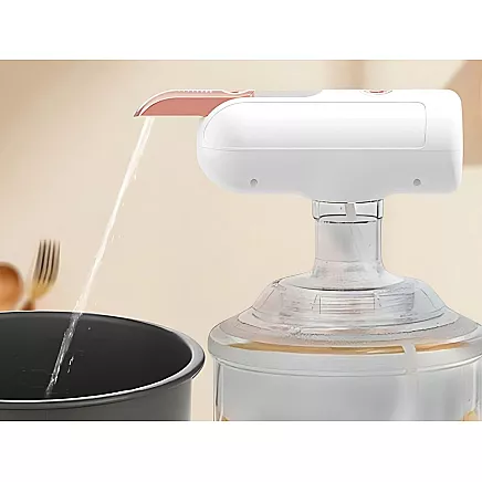 Elektriskais ūdens pumpis dozators 5-19L pudelēm, automātisks, balts