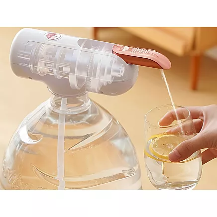 Elektriskais ūdens pumpis dozators 5-19L pudelēm, automātisks, balts