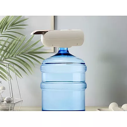 Elektriskais ūdens pumpis dozators 5-19L pudelēm, automātisks, balts