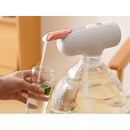 Elektriskais ūdens pumpis dozators 5-19L pudelēm, automātisks, balts